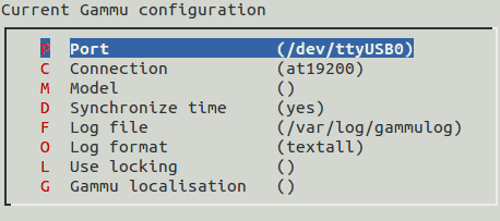 Configuration - Cara Setting Gammu dengan Modem Huawei E171 di Linux Ubuntu